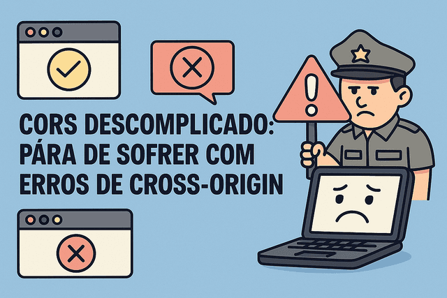 CORS Descomplicado: Pára de Sofrer com Erros de Cross-OriginCORS não é um capricho do browser, nem uma praga bíblica lançada sobre frontenders. O CORS é uma infraestrutura de segur...